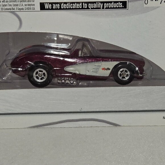 100% Hot Wheels GM Performance Parts Series '58 Corvette #3/4 MINT Purple (K231) - Picture 3 of 9